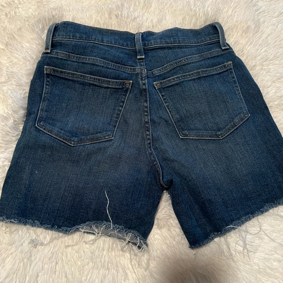 J. Crew 26 high waist women’s denim shorts raw hem - Picture 3 of 6